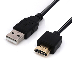 Cables USB y HDMI